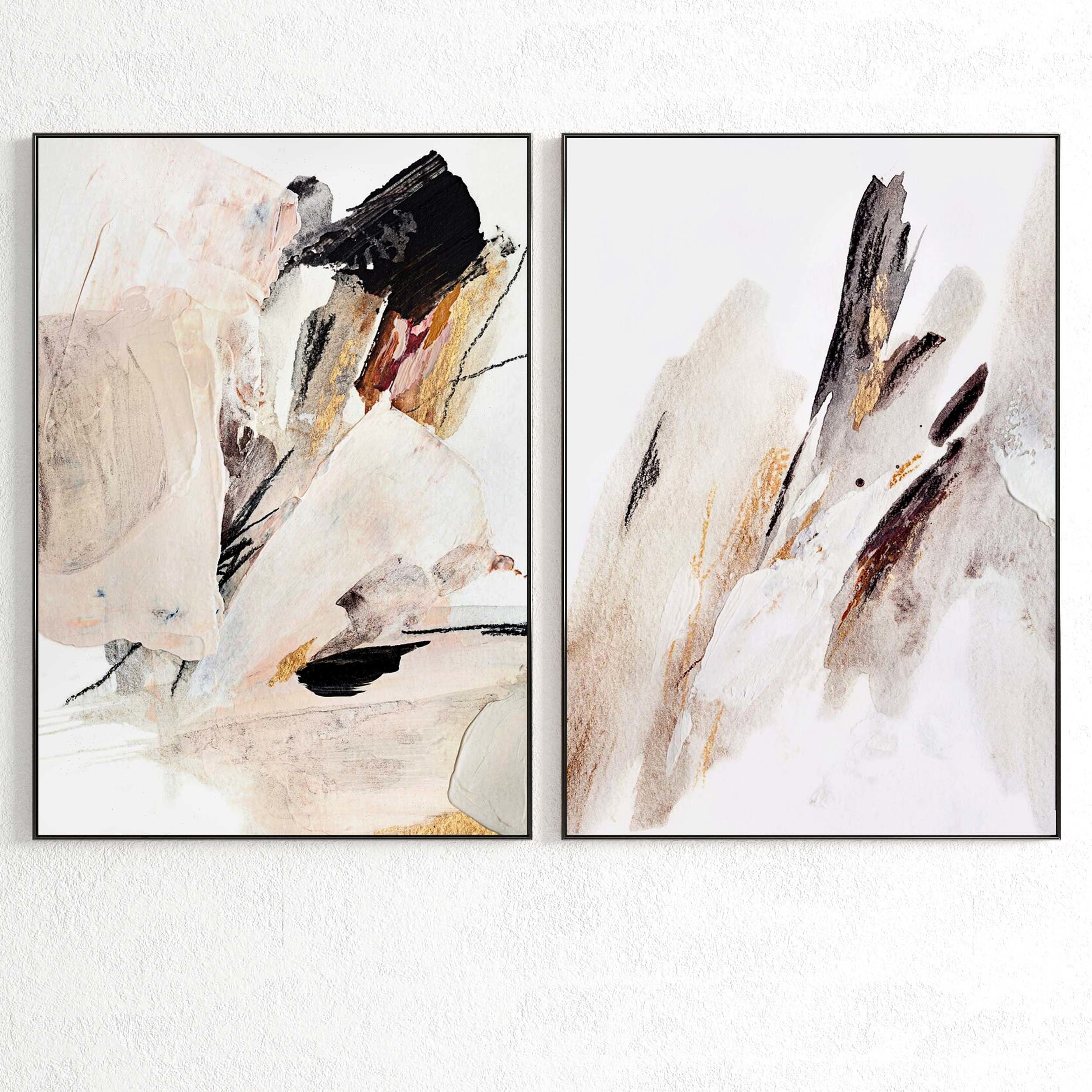 Plaster Two Photo Frame 195 Low-poly 3D model_1