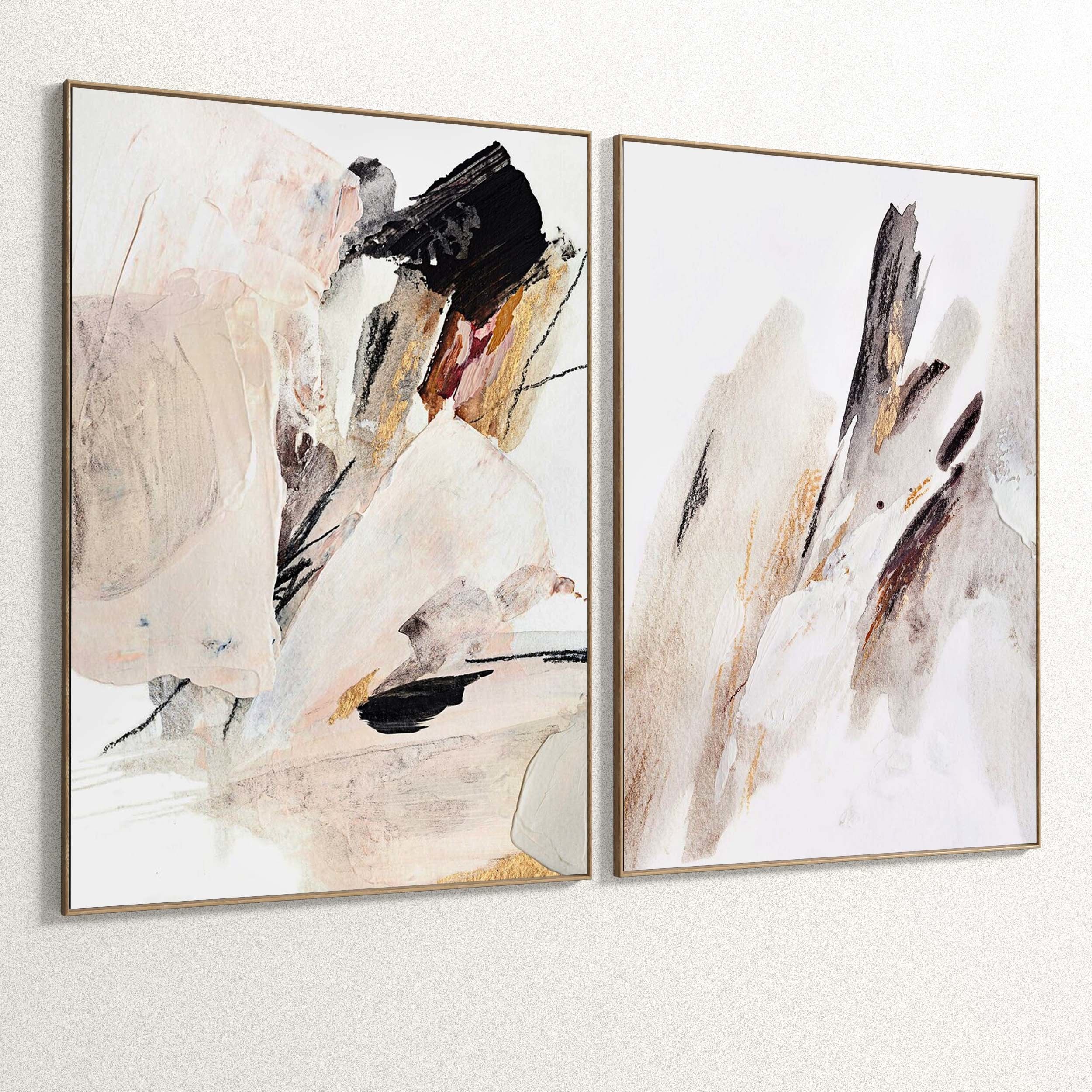 Plaster Two Photo Frame 195 Low-poly 3D model_3