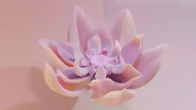 Flower model 3D model