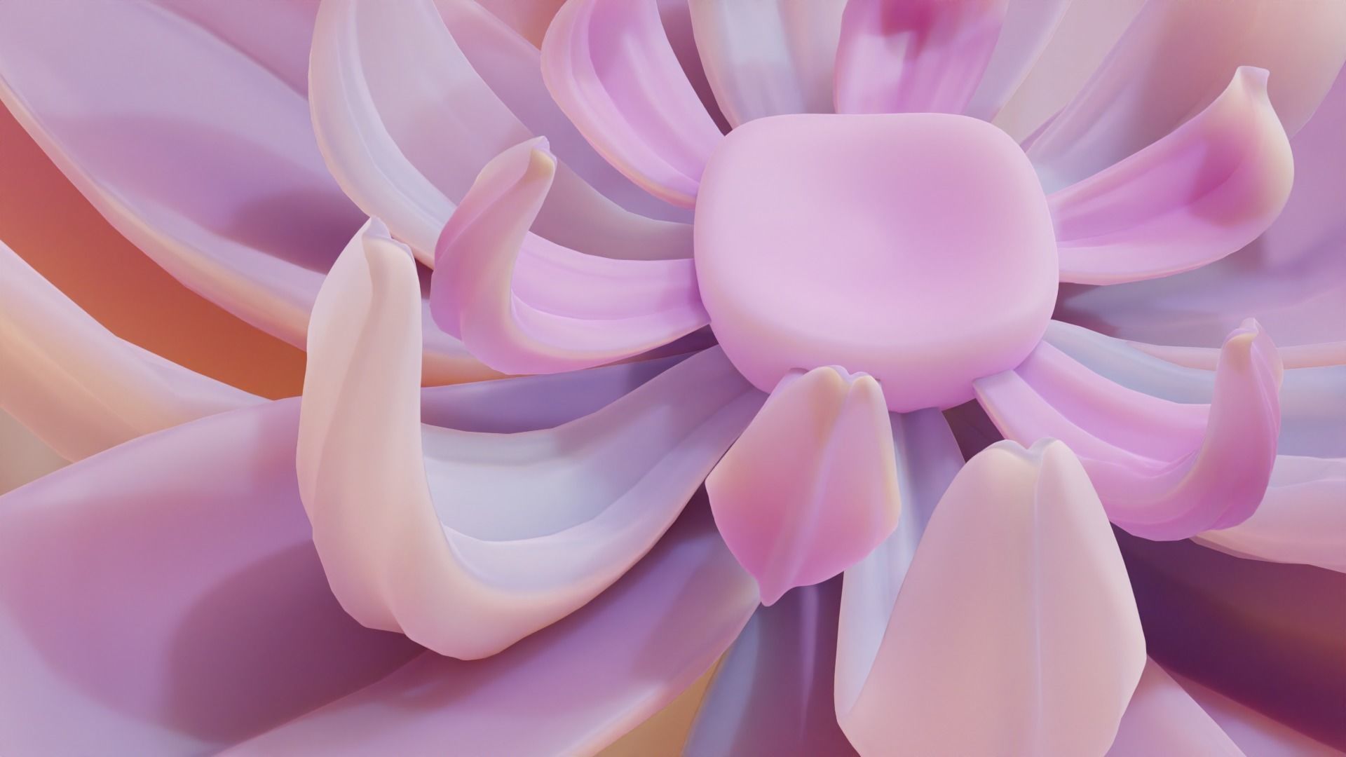 Flower model 3D model_4