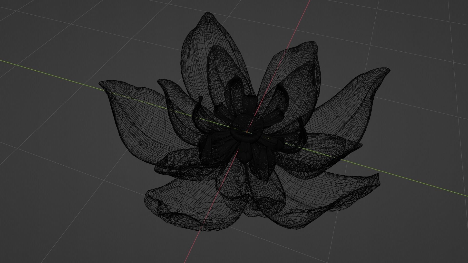 Flower model 3D model_7