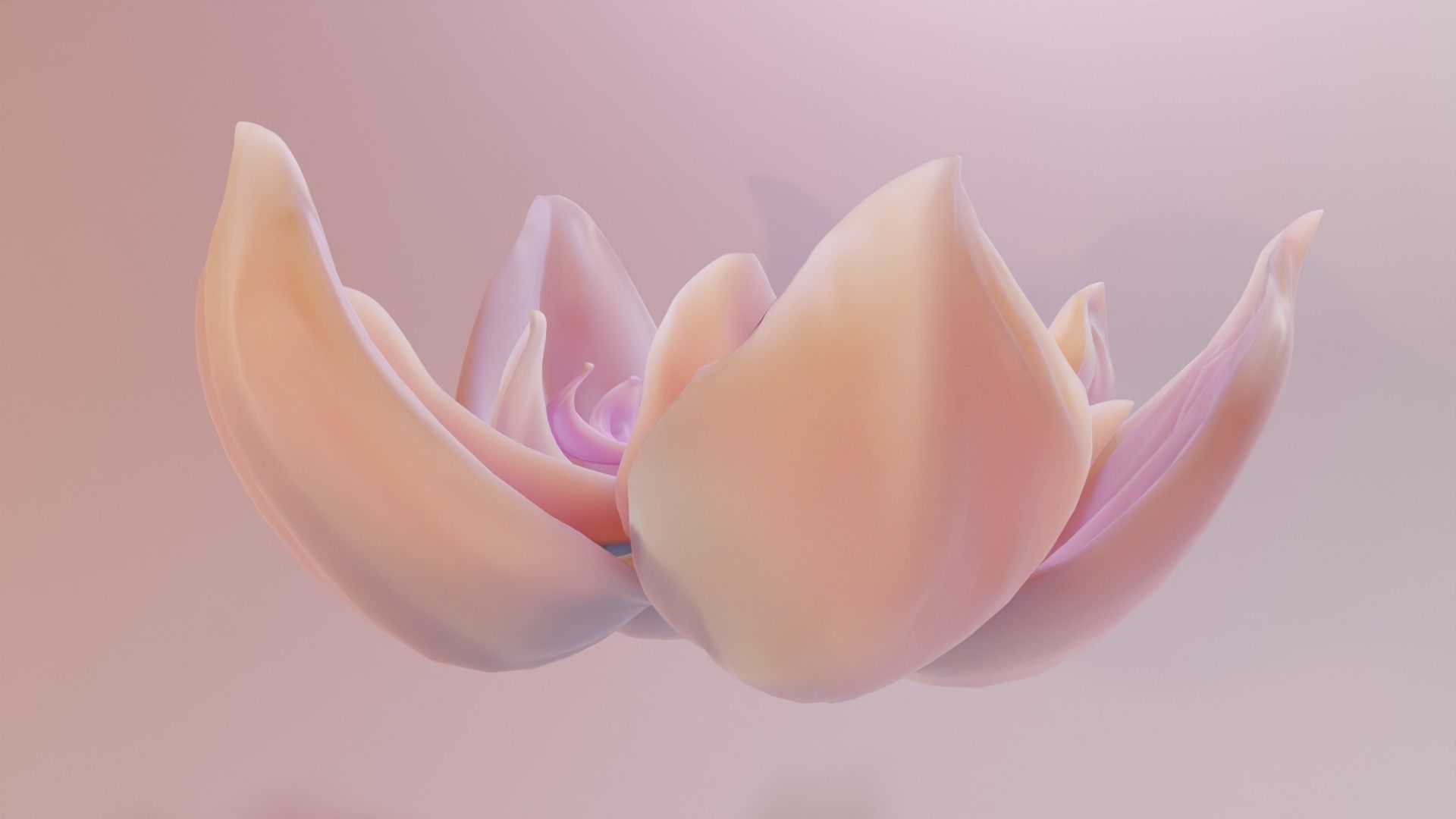 Flower model 3D model_5
