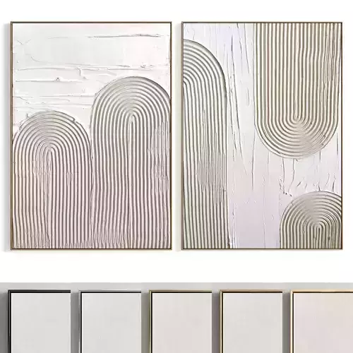 Plaster Two Photo Frame 197