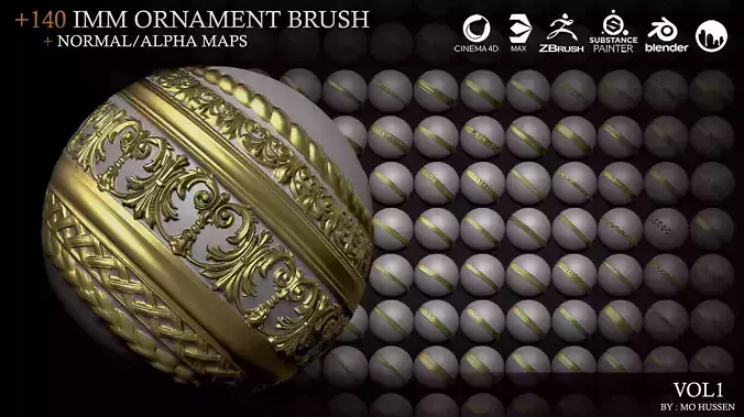 140 Trim ORNAMENT Alpha