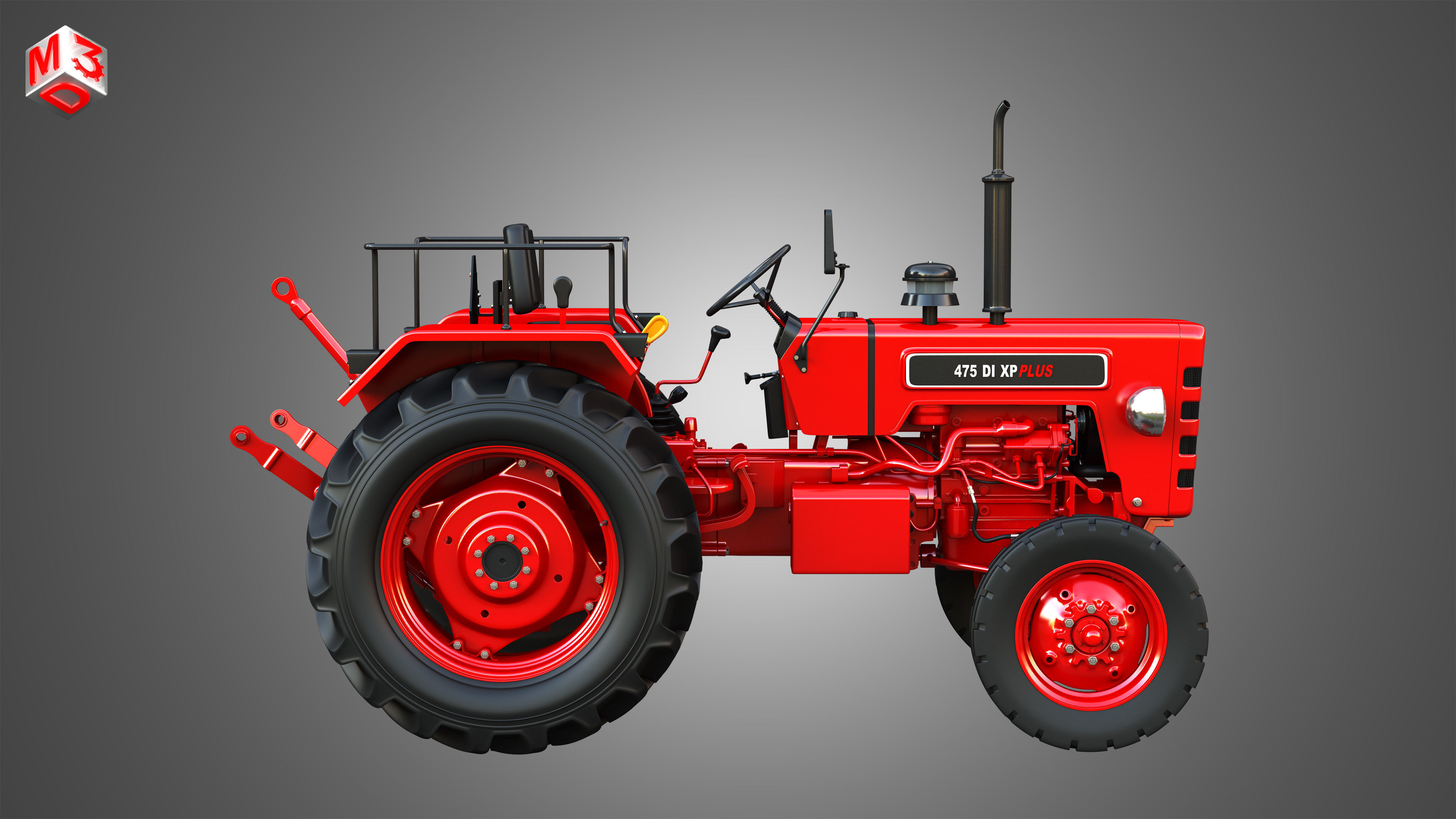 475 - DI XP PLUS Tractor 3D model_7