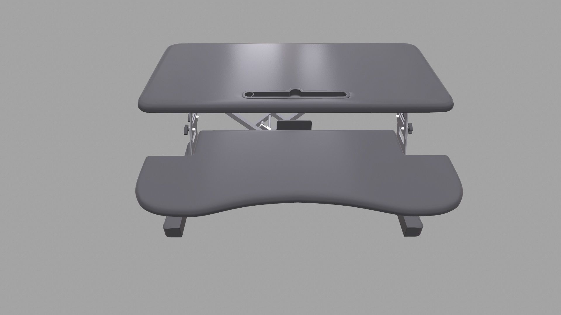 Standing Desk 3D model_2