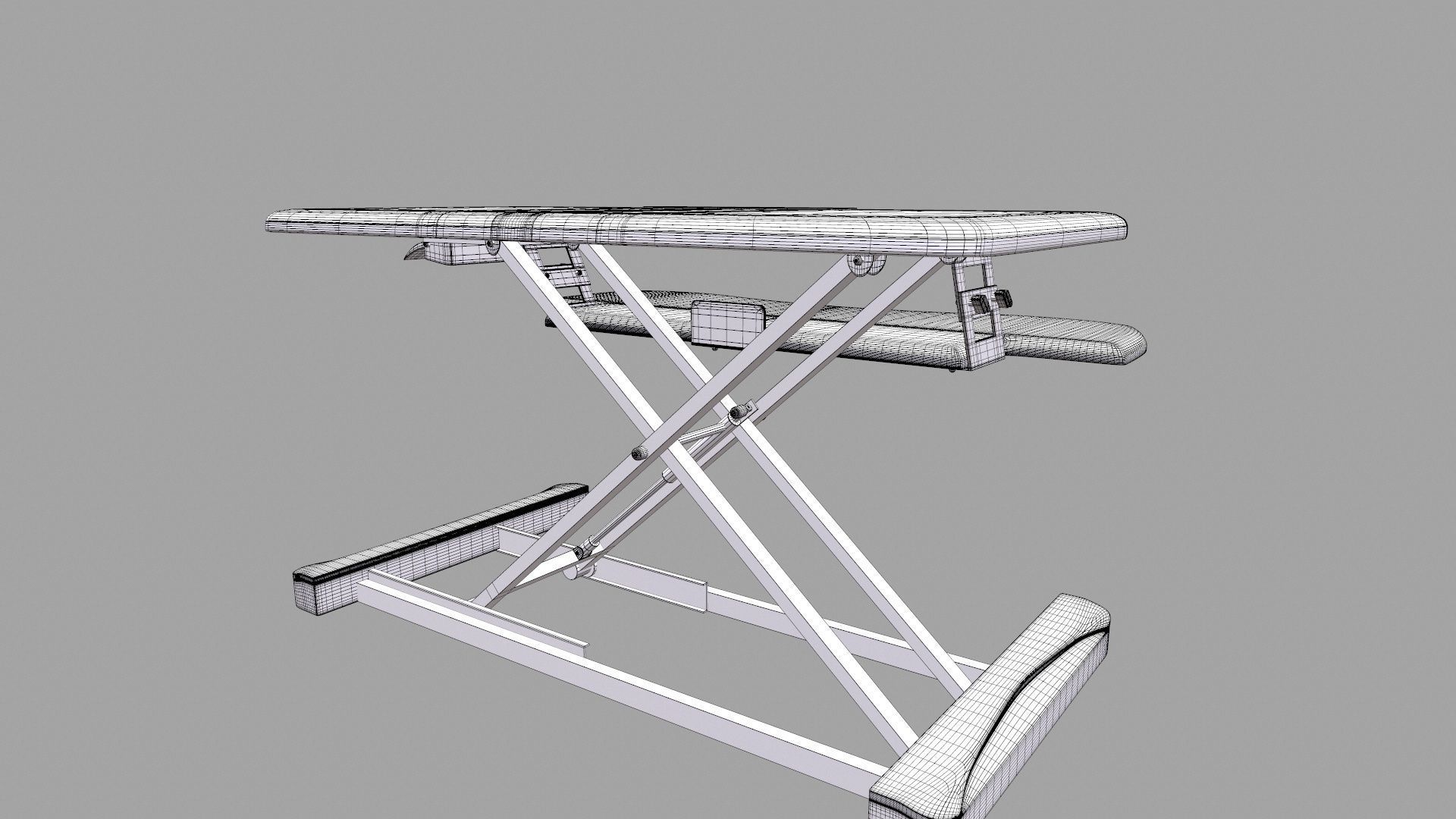Standing Desk 3D model_13