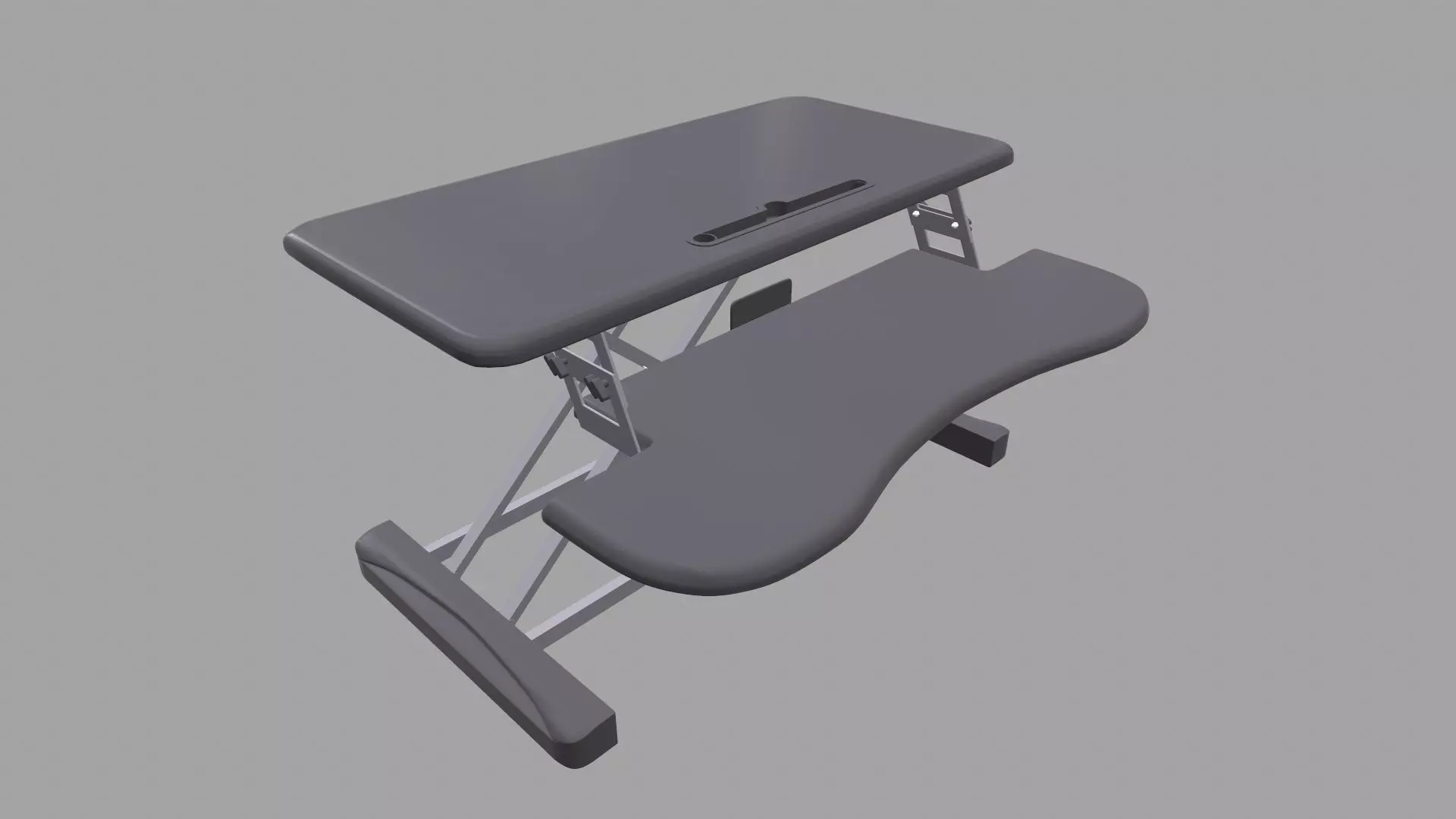 Standing Desk 3D model_0
