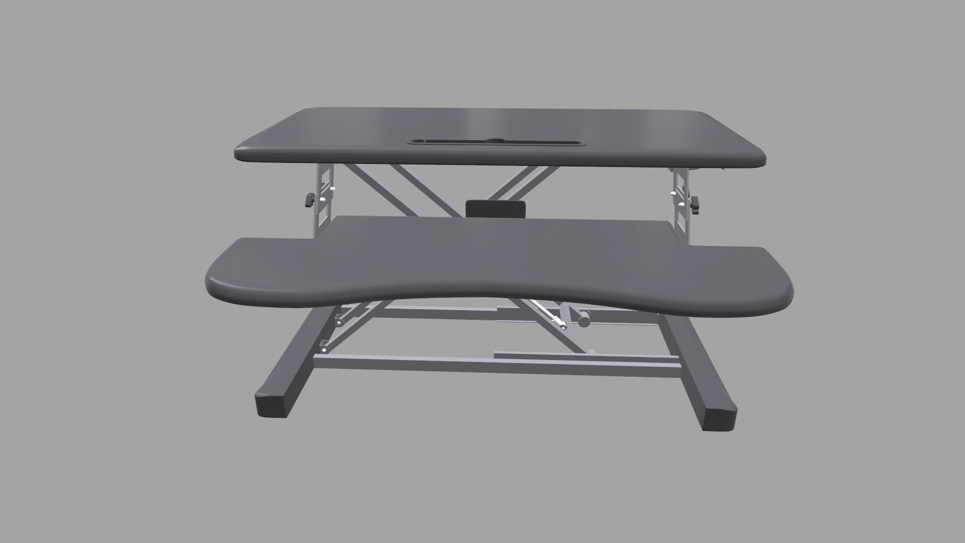 Standing Desk 3D model_9
