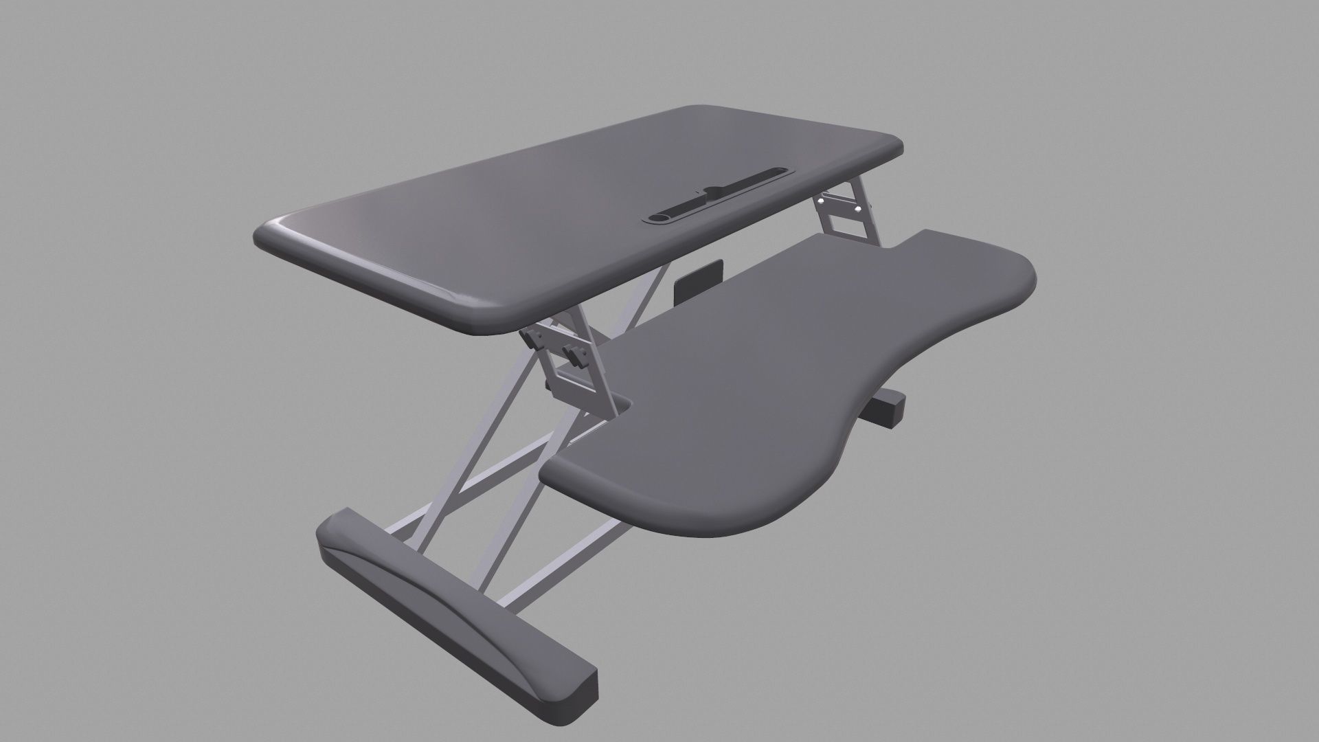 Standing Desk 3D model_7