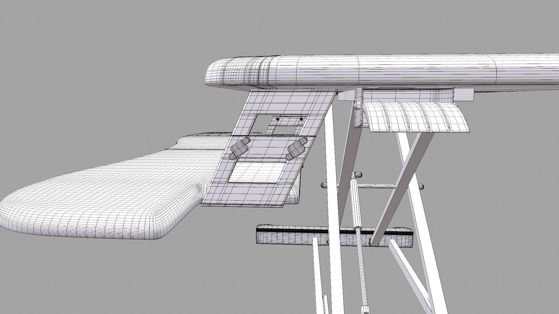 Standing Desk 3D model_15