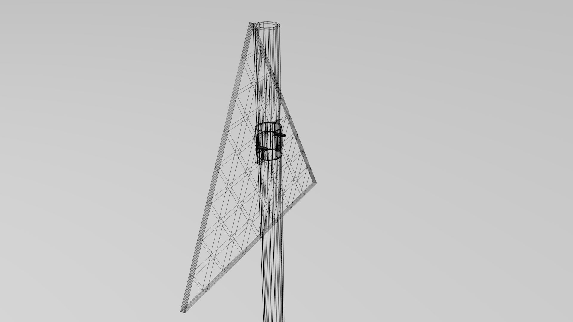 Maximum height sign 3D model_3