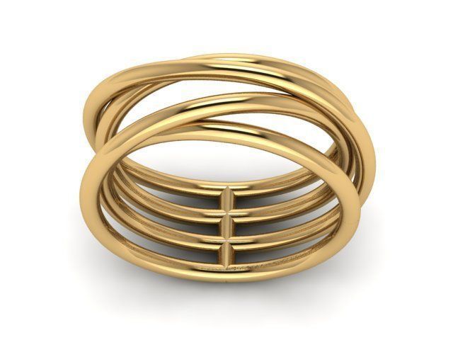 Ring 4-tier  3D print model_1