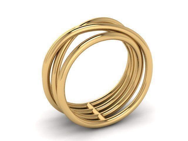 Ring 4-tier  3D print model_2