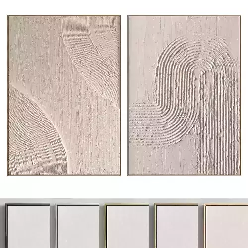 Plaster Two Photo Frame 199