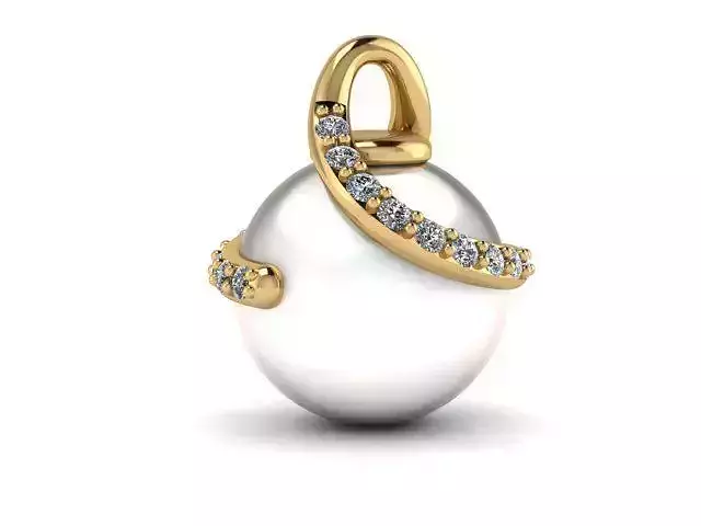 Earring Pendant Pearl