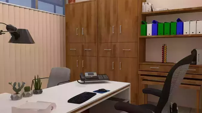 Office 3D print model