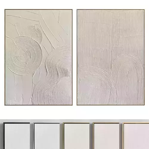 Plaster Two Photo Frame 201