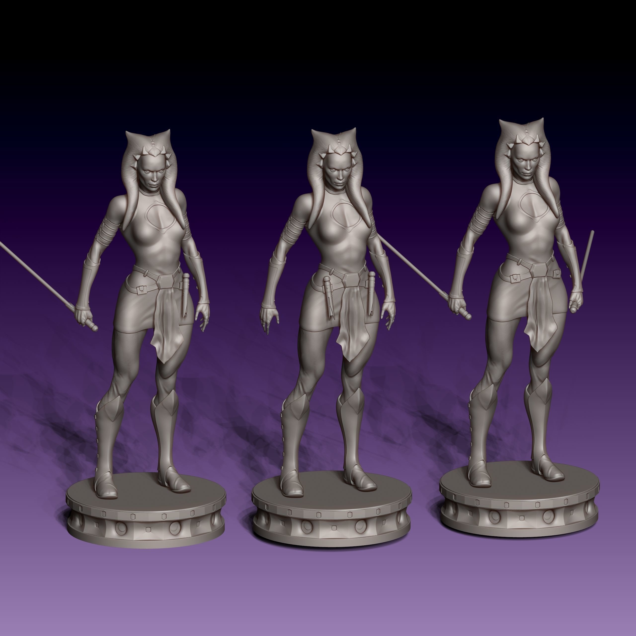 Ahsoka Tano from Star Wars for 3D printing 3D print model_8