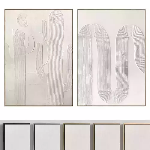 Plaster Two Photo Frame 202