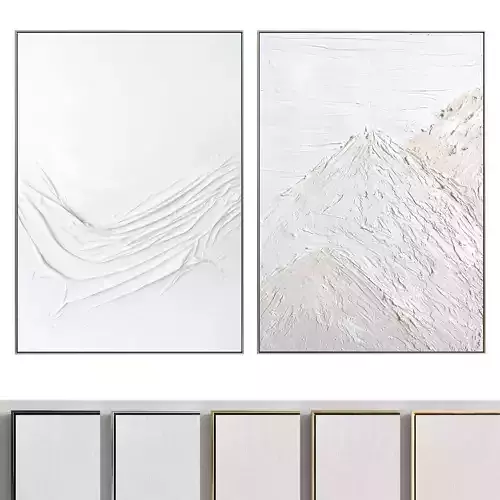 Plaster Two Photo Frame 203