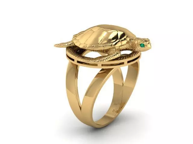Ring Turtle 3D print model