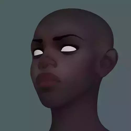 Stylized black woman character 2