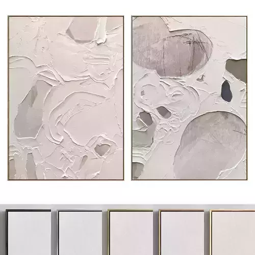 Plaster Two Photo Frame 204