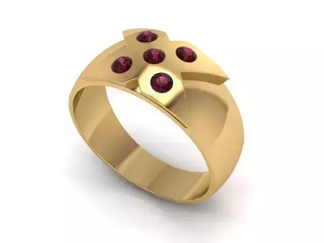 Ring Cross Ruby