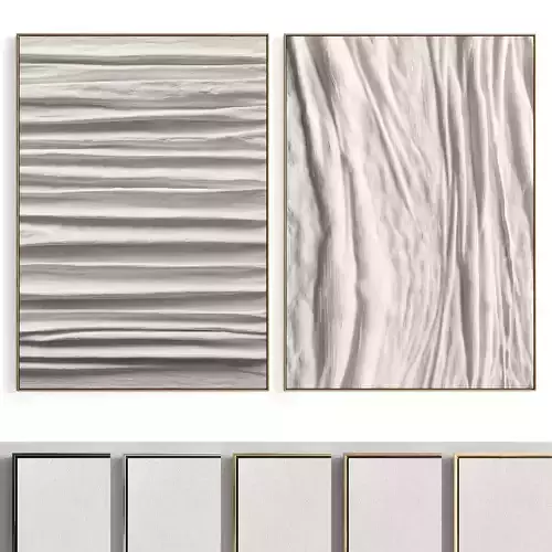 Plaster Two Photo Frame 206