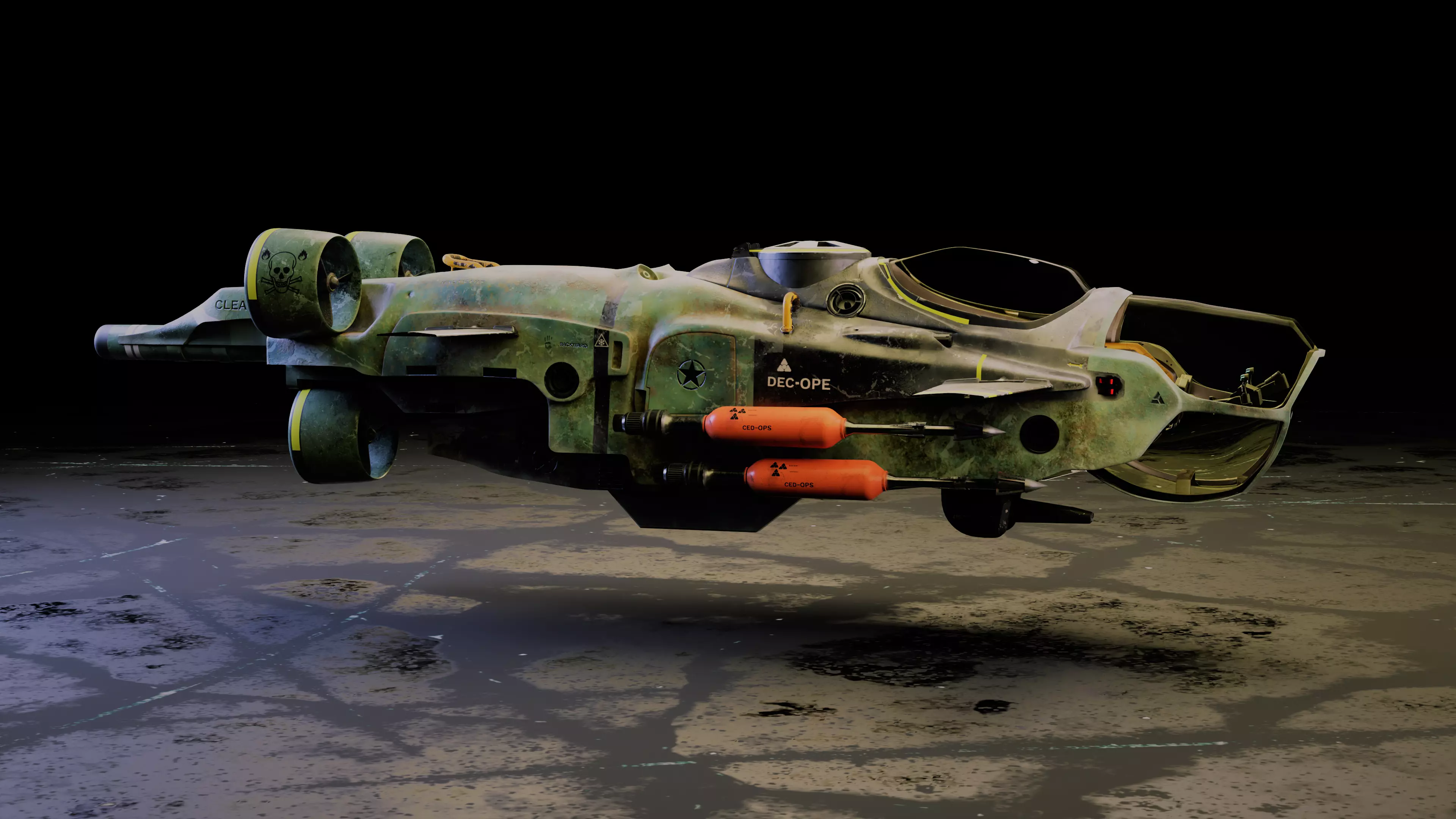 Avatar2 The Way of Water Mako submarine 3D model