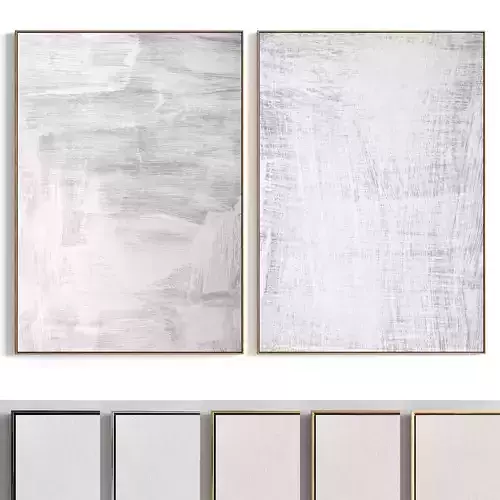 Plaster Two Photo Frame 209