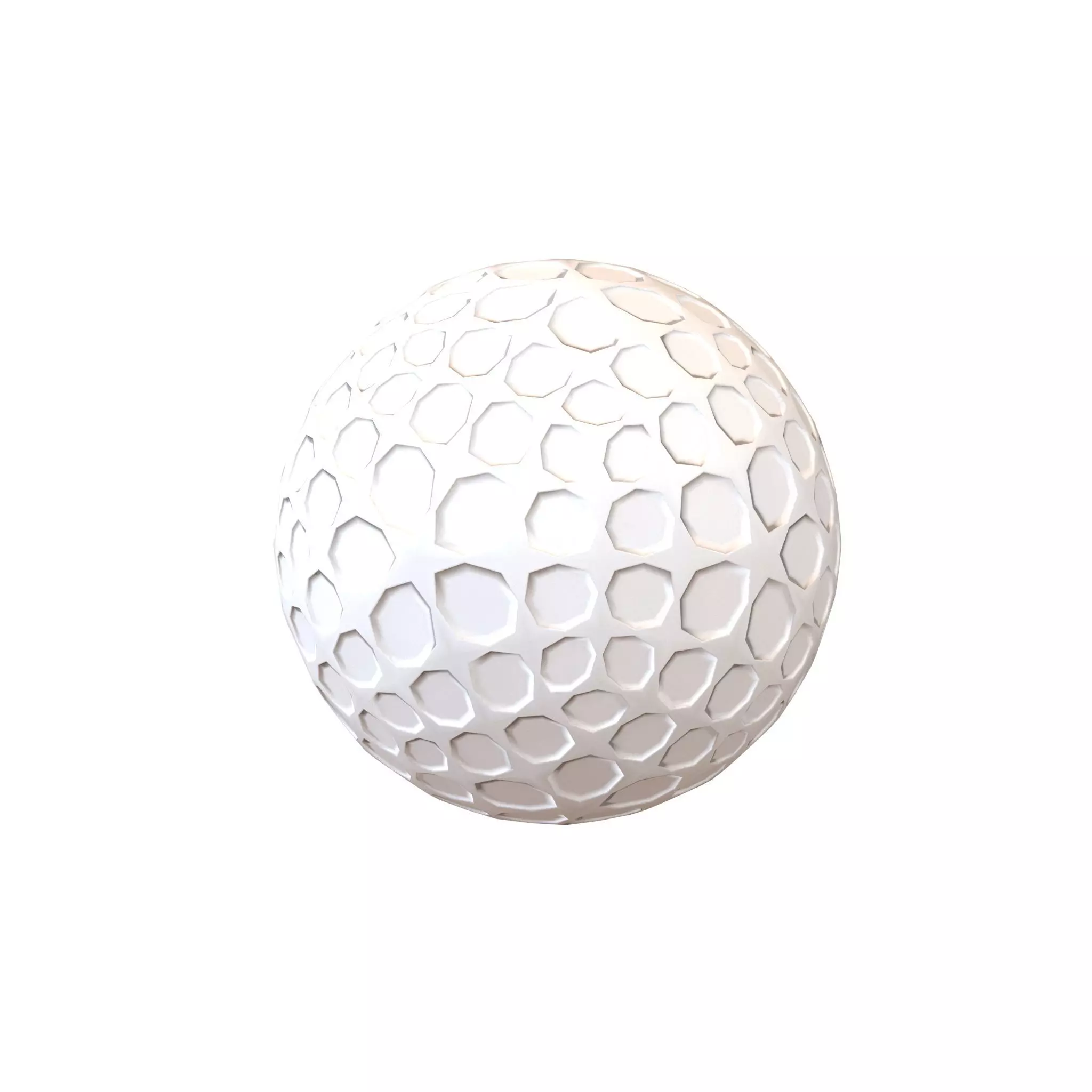 Golf Ball v1 001 Free low-poly 3D model
