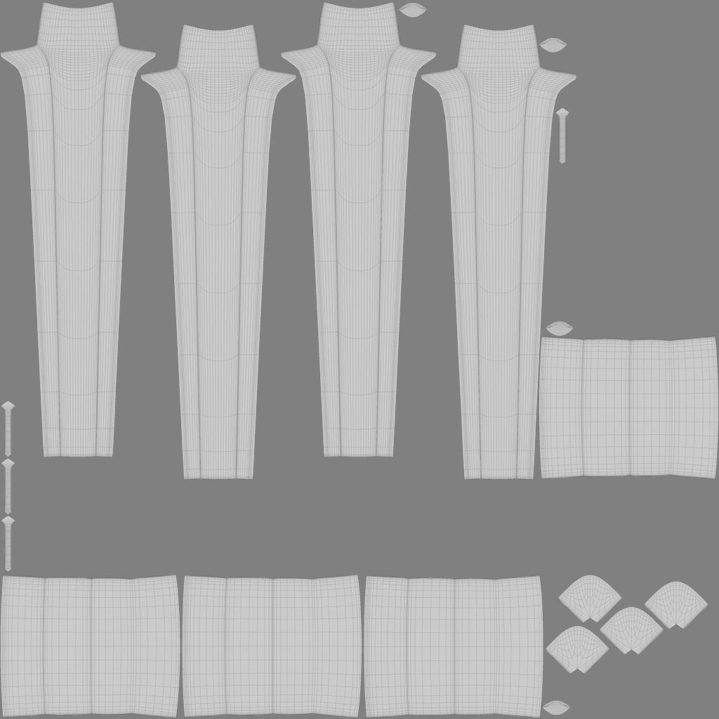 Stool Webby Sgabello - Subdivision geometry 3D model_13
