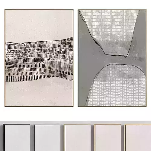 Plaster Two Photo Frame 212