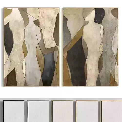 Plaster Two Photo Frame 213