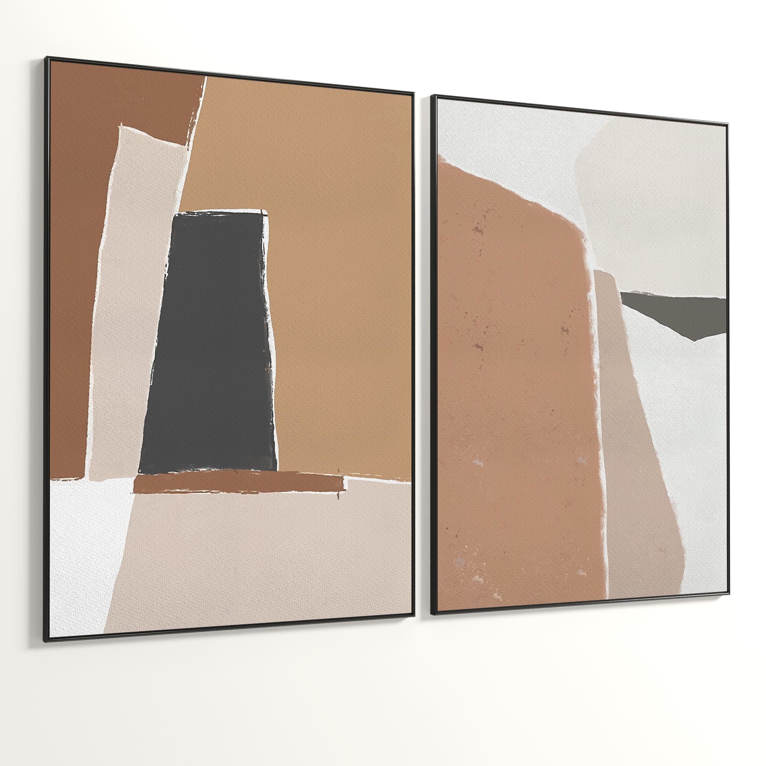 Plaster Two Photo Frame 214 Low-poly 3D model_4