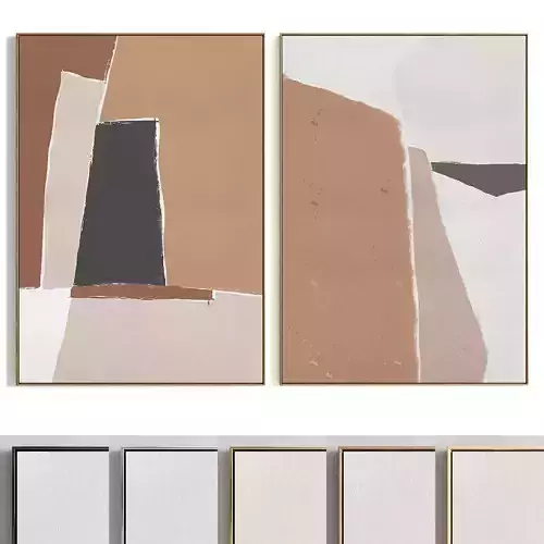 Plaster Two Photo Frame 214