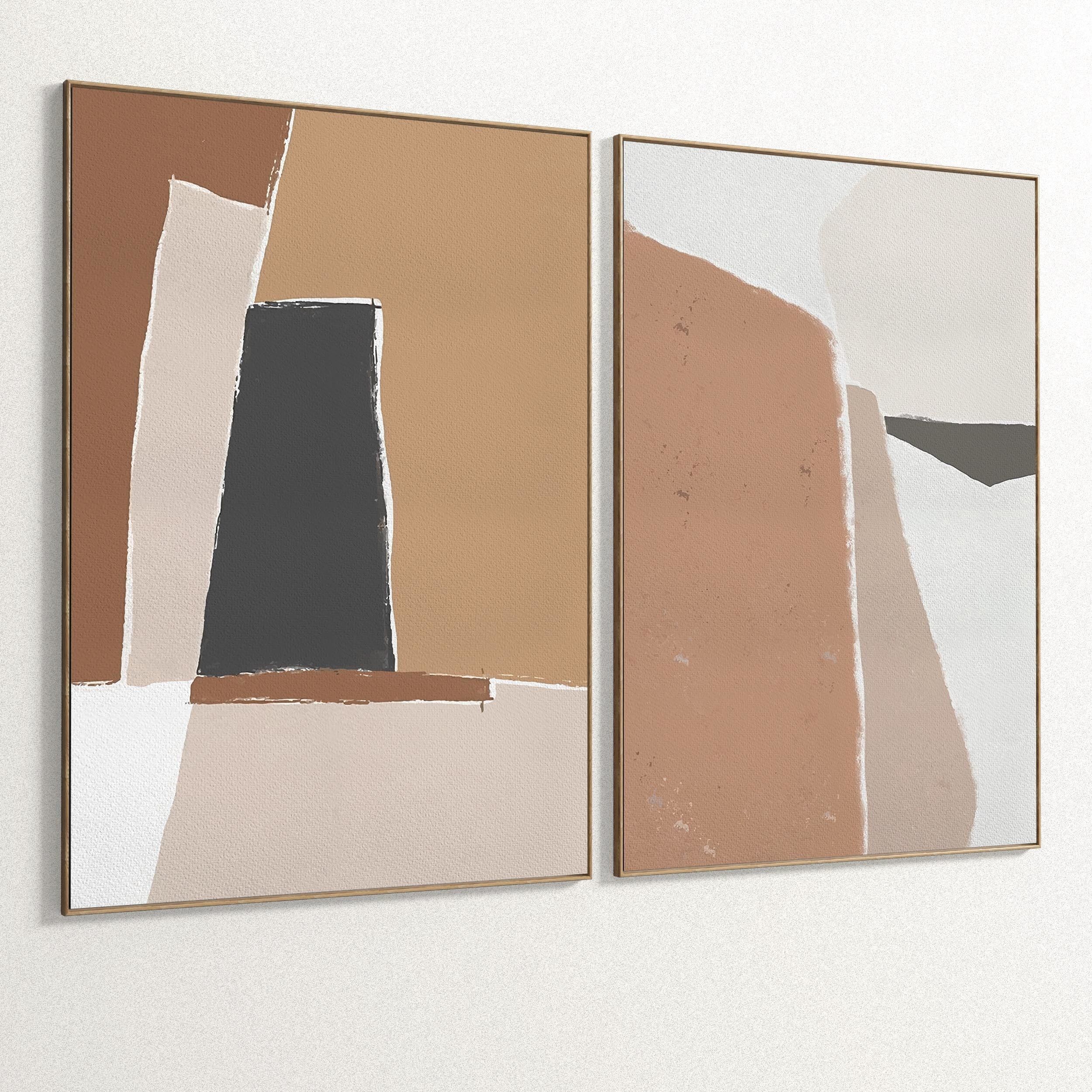 Plaster Two Photo Frame 214 Low-poly 3D model_3