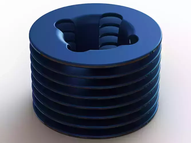 Aluminum Cooling Head for RC Cars