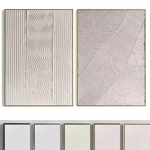 Plaster Two Photo Frame 217