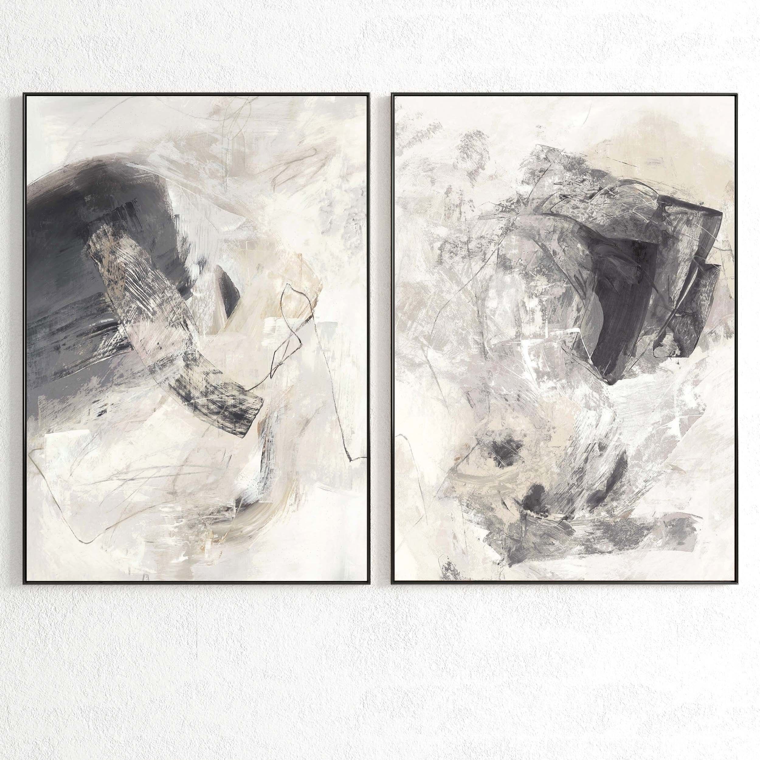 Plaster Two Photo Frame 218 Low-poly 3D model_1