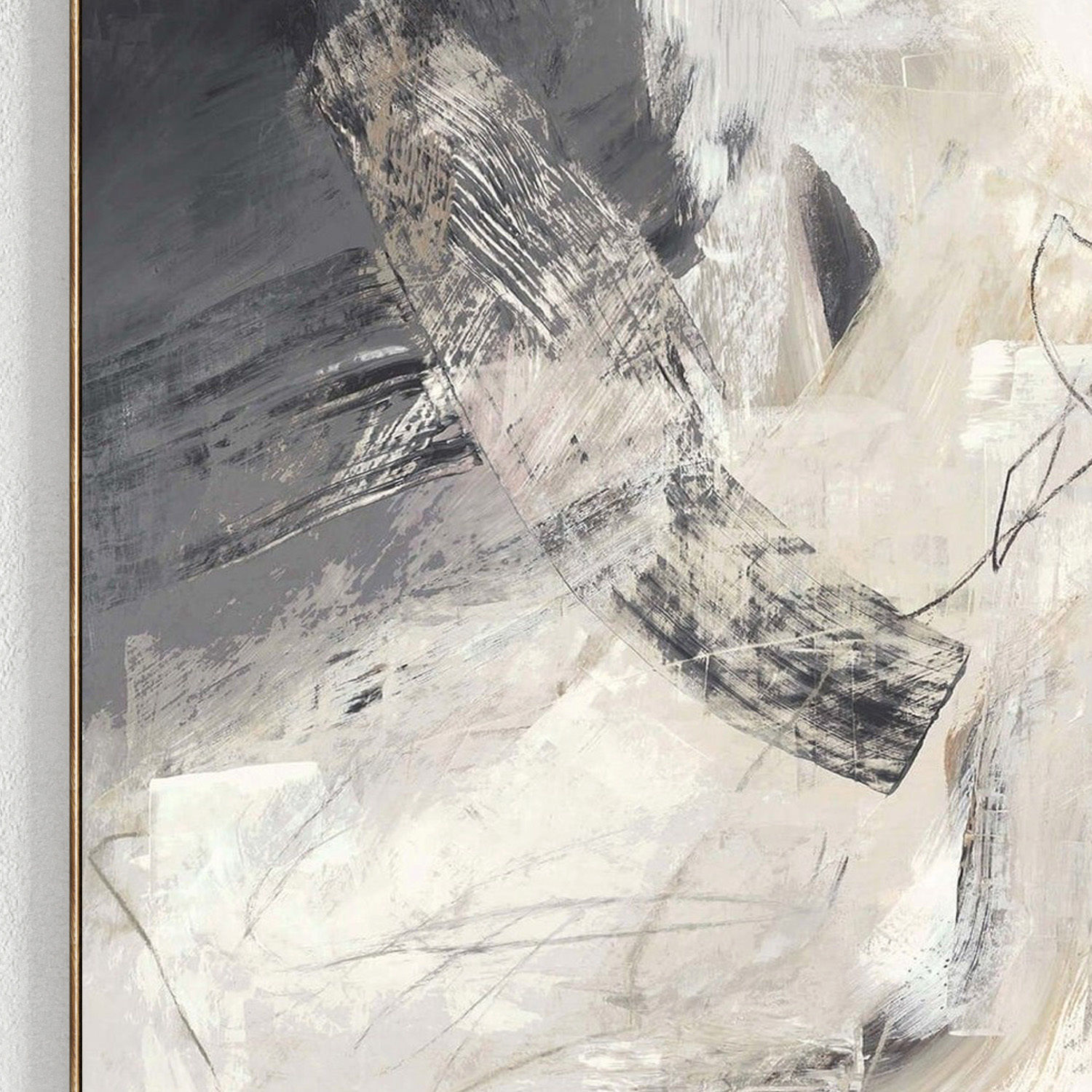 Plaster Two Photo Frame 218 Low-poly 3D model_2