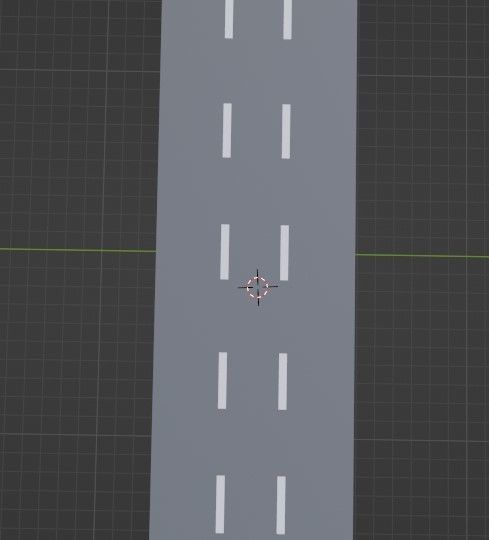 Asphalt road   Free 3D model_4