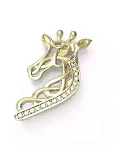pendant giraffe