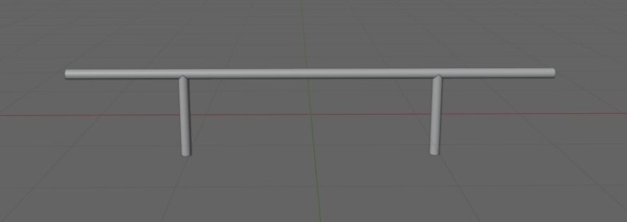 Skate Rail 4 3D model_1