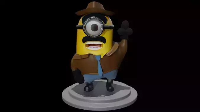 Minion With Mustache