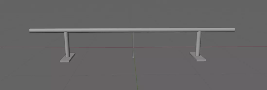 Skate Rail 6 3D model_0