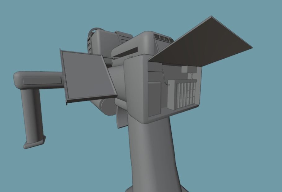 Low Poly Gun That Can Be Use Anywhere Free 3D model_14