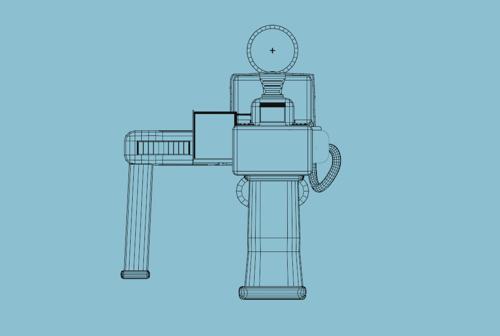 Low Poly Gun That Can Be Use Anywhere Free 3D model_9